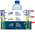 Custom Printed 1, 2 or 3 Color Water Bottle Labels, Rectangle, 2-1/8” x 9”, Box Of 250 Labels