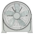 Optimus Turbo High-Performance 3-Speed Air Circulator, 22-1/2" x 22, White