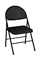 Cosco® XL Comfort Folding Chairs, Black, Set Of 4 1 thumbnail image
