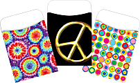 Barker Creek Peel & Stick Library Pockets, 3-1/2" x 5-1/8", In the Groove, Set Of 90 Pockets 1 thumbnail image