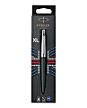 Parker Jotter XL Ballpoint Pen, Greenwich Matte Green, Chrome Trim, Medium Point, Blue Ink 1 thumbnail image