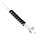 Advantus Bluelounge CableCoil - Cable Organizer - Black - 4 - 5.25" Length 1 thumbnail image