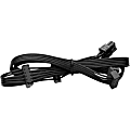 Corsair Type 3 Flat Black SATA Cable With 4 Connectors - For Power Supply - Black - 1 1 thumbnail image
