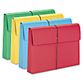 Smead® Elastic Closure Expanding School Wallets, Legal Size, 2" Expansion, Assorted Colors, Pack Of 50 1 thumbnail image