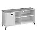 Monarch Specialties Alani TV Stand For 45" TVs, Gray/White