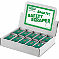 Unger Safety Scrapers - 1.50" Blade - Retractable, Safety Lock, Non-slip Grip - Green - 50 / Carton 1 thumbnail image