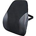 Kantek Memory Foam Backrest - Black - High Density Memory Foam - 1 Each