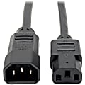 Eaton Tripp Lite Series PDU Power Cord, C13 to C14 - 13A, 250V, 16 AWG, 3 ft. (0.91 m), Black - Power extension cable - P00400313A 1 thumbnail image