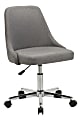 Lorell® Resi Fabric Low-Back Armless Task Chair, Gray 1 thumbnail image