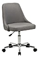 Lorell® Resi Fabric Low-Back Armless Task Chair, Gray