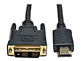 Eaton Tripp Lite Series HDMI to DVI Adapter Cable (M/M), 30 ft. (9.1 m) - Adapter cable - HDMI male to DVI-D male - 30 ft - double shielded - black 1 thumbnail image