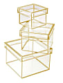 Office Depot® Mini Storage Boxes, Clear, Pack Of 3 Boxes 1 thumbnail image