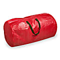 Honey-can-do SFT-01316 Artificial Tree Storage Bag, Red - Extra Large Size30" Width x 55" Length - Red - Polyester - Artificial Tree