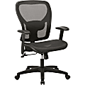 Lorell® SOHO Mesh Mid-Back Task Chair, Black