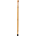 Brazos Walking Sticks™ Free-Form Turned-Knob Iron Bamboo Walking Cane, 37", Natural 1 thumbnail image
