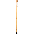 Brazos Walking Sticks™ Free-Form Turned-Knob Iron Bamboo Walking Cane, 37", Natural
