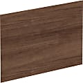Lorell Adaptable Panel Dividers, 24"W x 2"H x 37"D, Aluminum, Walnut 1 thumbnail image