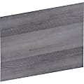 Lorell Adaptable Panel Dividers - 24" Width x 2" Height x 37" Depth - Aluminum - Charcoal