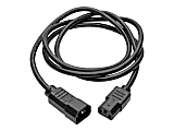 Eaton Tripp Lite Series PDU Power Cord, C13 to C14 - 10A, 250V, 18 AWG, 8 ft. (2.43 m), Black - Power extension cable - IEC 60320 C14 to power IEC 60320 C13 - AC 100-250 V - 10 A - 8 ft - black