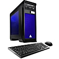 CybertronPC Rhodium 240 Desktop PC, AMD FX Quad-Core, 8GB Memory, 1TB Hard Drive, Windows® 10