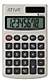 Ativa® Mini 8-Digit Calculator, Golden