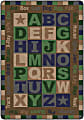 Flagship Carpets ABC Words Rug, 7' 6" x 12', Tranquility 1 thumbnail image