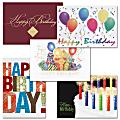 All Occasion Assorted Birthday Greeting Cards With Envelopes, 7-7/8" x 5-5/8", Pack of 100