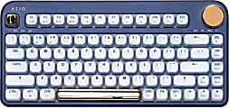 AZIO IZO Wireless Mechanical Keyboard, Blue Iris, AZI917800F061 1 thumbnail image