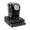 Mind Reader 2-Tier 6-Drawer Single Serve Coffee Pod Drawer, 4-3/4”H x 12-1/4”W x 14”D, Black 1 thumbnail image