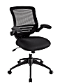 Realspace® Calusa Mesh Mid-Back Manager's Chair, Black, BIFMA Compliant