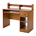 South Shore Axess Desk with Keyboard Tray, Country Pine