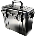 Pelican 1430 Top Loader Case with Office Divider Set - Internal Dimensions: 13.56" Length x 5.76" Width x 11.70" Depth - External Dimensions: 16.9" Length x 9.6" Width x 13.4" Depth - 3.96 gal - Double Throw Latch, Flip Top Closure - Copolymer - Black