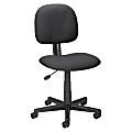 Lorell® Mid-Back Multi-Task Fabric Chair, Black