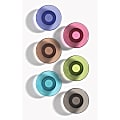 Quartet Glass Board Magnets - 0.5" Diameter - Round - Rounded Edge - 6 / Pack - Assorted 1 thumbnail image