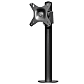 Kantek Mounting Arm for Monitor - Black - Height Adjustable - 27" Screen Support - 1 Each