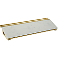 Quartet® Glass Unframed Dry-Erase Whiteboard Desktop Computer Pad, 6" x 18", Marble 1 thumbnail image