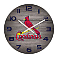 Imperial MLB Weathered Wall Clock, 16”, St. Louis Cardinals