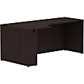 Lorell® 72"W Left-Corner Credenza Computer Desk, Espresso