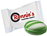 Custom Personalized Green Striped Spearmint Candies Promotional 1 thumbnail image