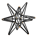 Anji Mountain Large Star, 7"H x 7"W x 7”D, Black 1 thumbnail image