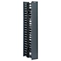 Panduit NetRunner Vertical Cable Manager - Rack Cable Management Panel - Black - 45U Rack Height - 1 Pack 1 thumbnail image