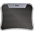 Allsop® LED Mouse Pad/USB Hub, 9" x 11", Hex, Black/Silver 1 thumbnail image