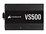 CORSAIR VS Series VS500 - Power supply (internal) - ATX12V 2.31/ EPS12V 2.92 - 80 PLUS - AC 100-240 V - 500 Watt - black powder coat 1 thumbnail image