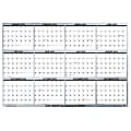 SwiftGlimpse Designer Series Monthly Erasable Wall Calendar, 24” x 36”, Modern Metal, January To December 2023 1 thumbnail image