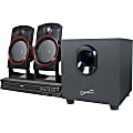 Supersonic SC-35HT 2.1 Home Theater System - 11 W RMS - DVD Player - DVD-R, CD-RW - DVD Video, VCD, SVCD - USB