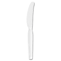 Dixie Heavyweight Disposable Knives Grab-N-Go by GP Pro - 100 / Box - 10/Carton - Knife - 1000 x Knife - White