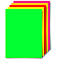 Office Depot® Brand Poster Boards, 11" x 14", Neon Color Assortment, Pack Of 5 1 thumbnail image