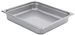 Hoffman Tech Browne Stainless Steel Steam Table Pans, 2/3 Size, Silver, Set Of 24 Pans 1 thumbnail image