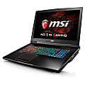 MSI™ GT73VR TITAN SLI-058 Gaming Laptop, 17.3" Screen, Intel® Core™ i7, 64GB Memory, 1TB Hard Drive/512GB Solid State Drive, Windows® 10