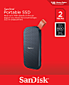 SanDisk® Portable Solid State Drive, 2TB, Gray